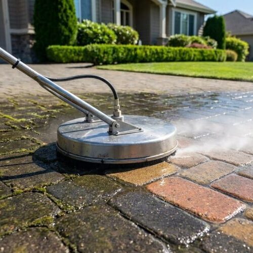 Czyszczenie kostki brukowej Łódź